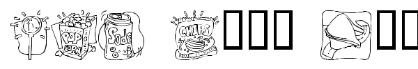 LMS Junk Food Junky font preview